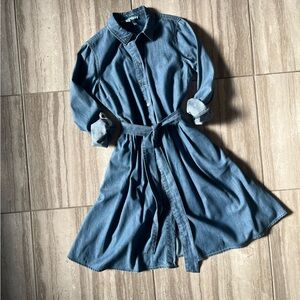 Draper James chambray shirtdress